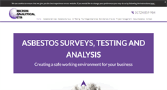 Desktop Screenshot of micronanalytical.co.uk