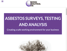 Tablet Screenshot of micronanalytical.co.uk